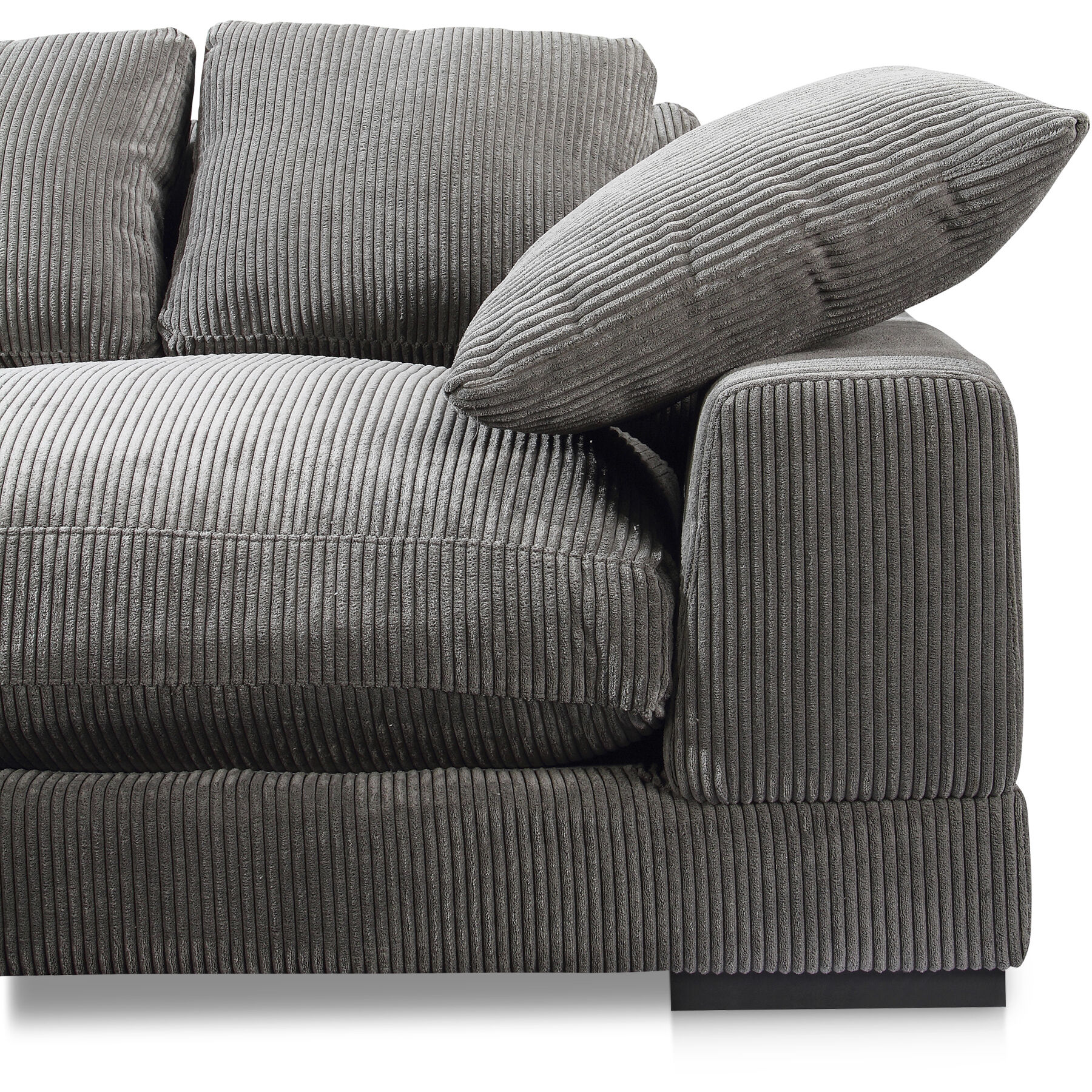 Plunge Grey Sectional, Large